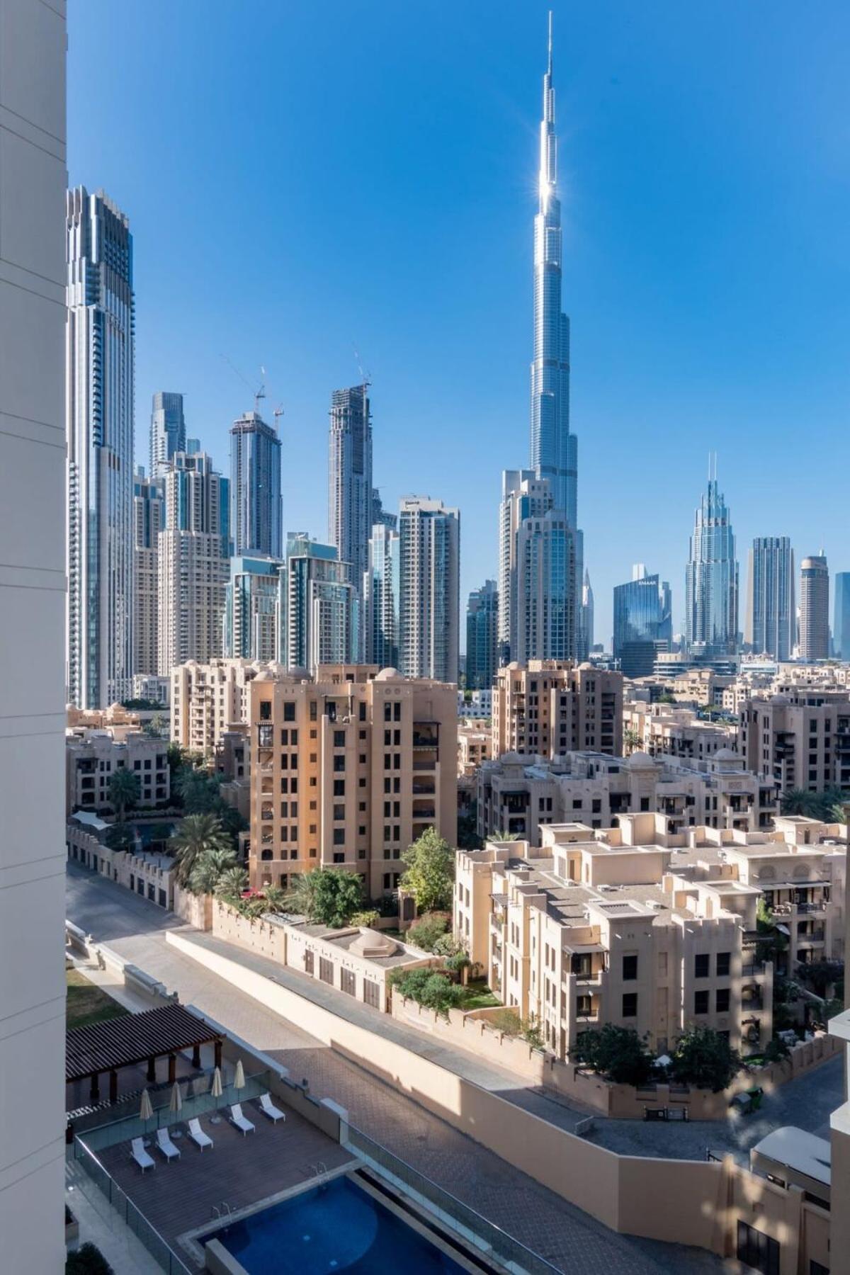 Silkhaus Design 1Bdr With Burj Khalifa View In New Tower Dubai Exterior foto