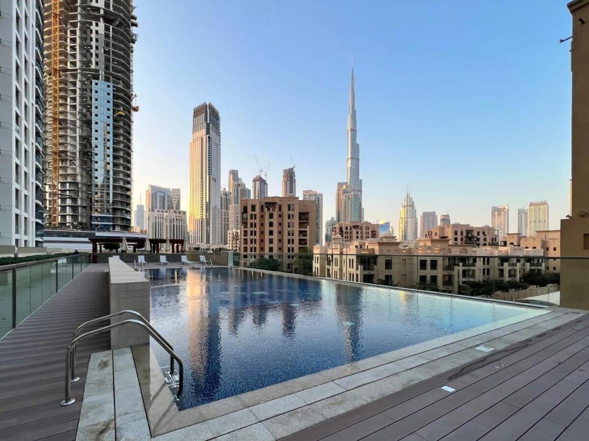 Silkhaus Design 1Bdr With Burj Khalifa View In New Tower Dubai Exterior foto
